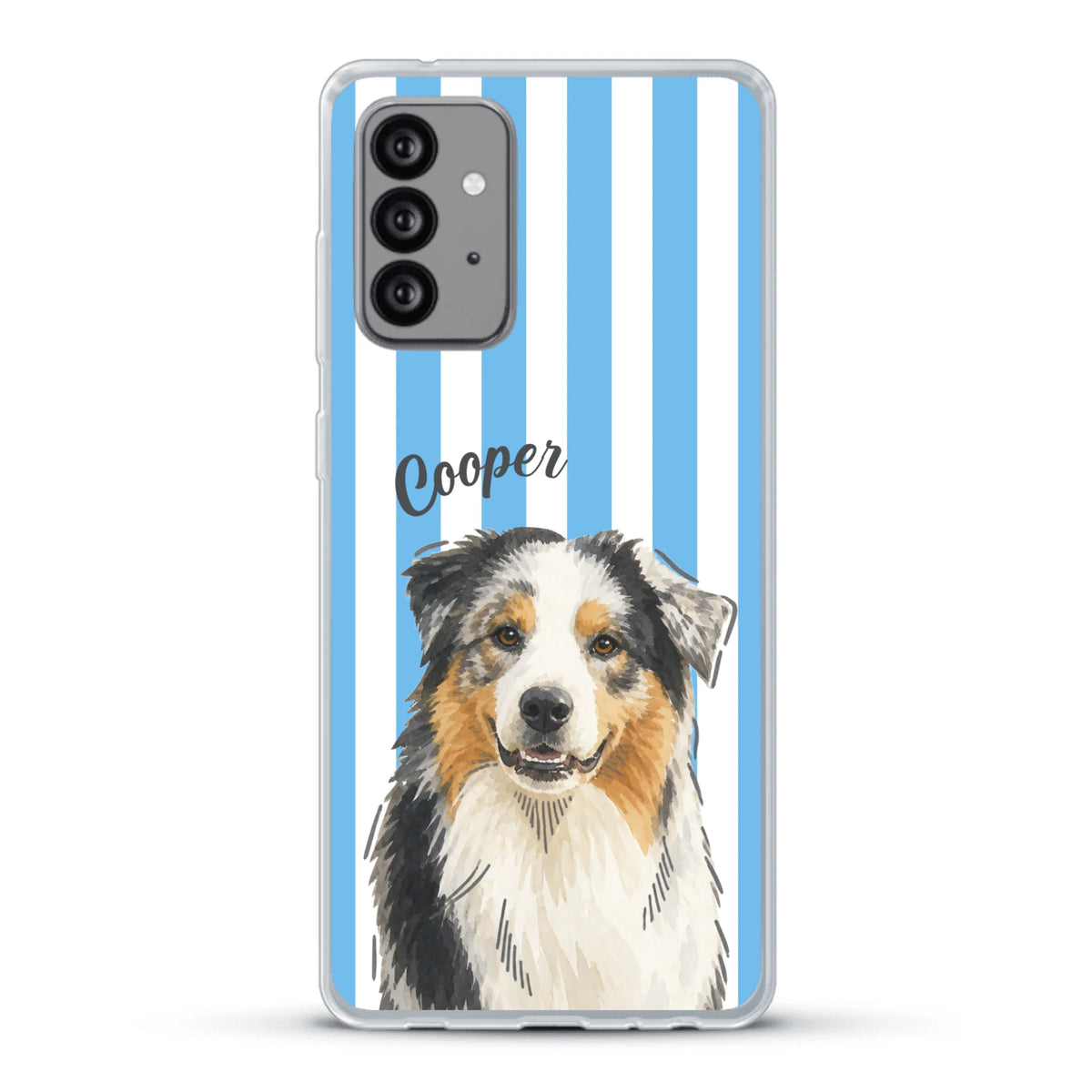 Personalised Phone Case - Pastel Stripes