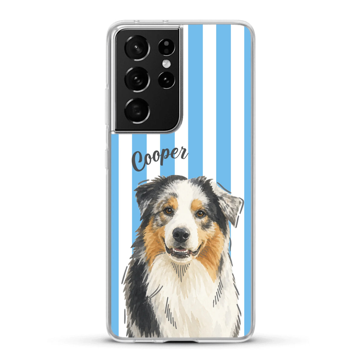 Personalised Phone Case - Pastel Stripes