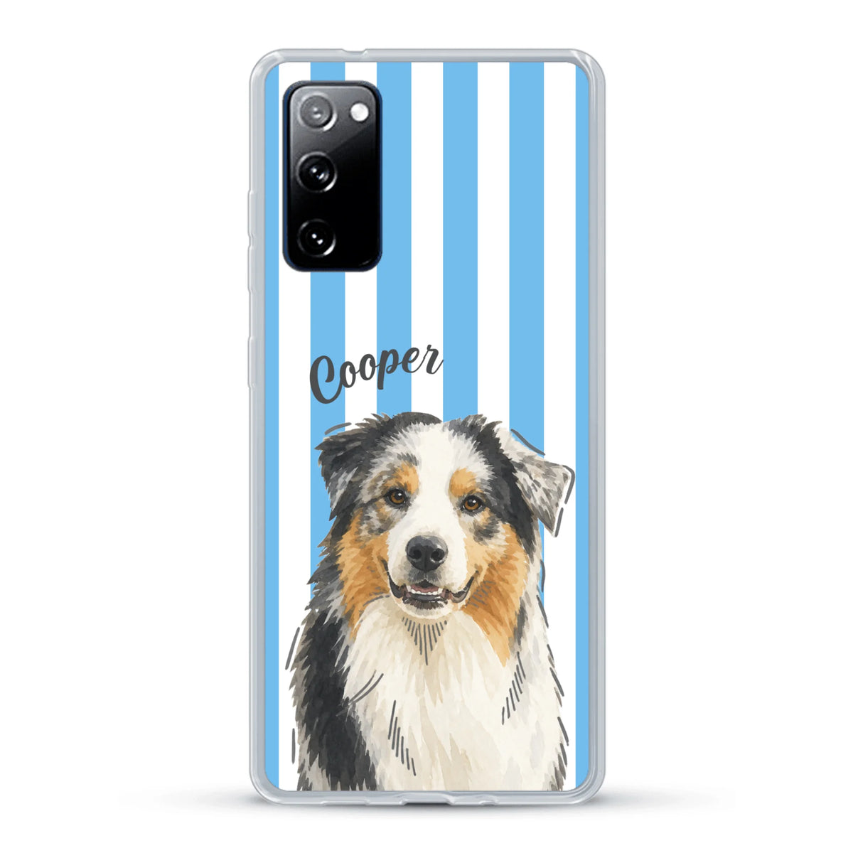 Personalised Phone Case - Pastel Stripes