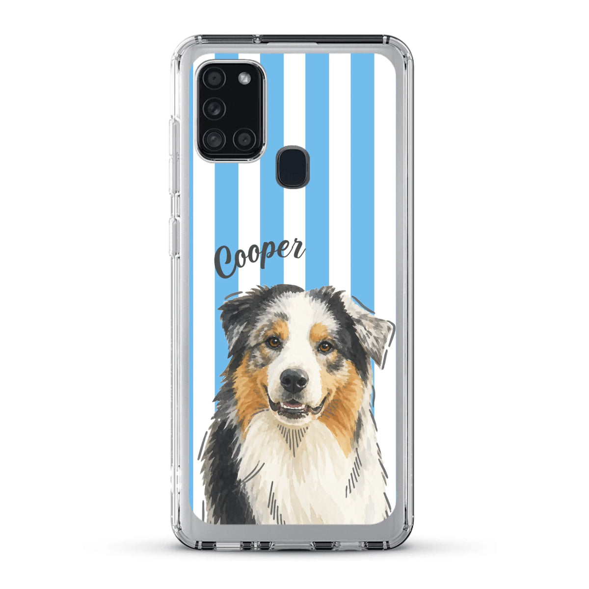 Personalised Phone Case - Pastel Stripes