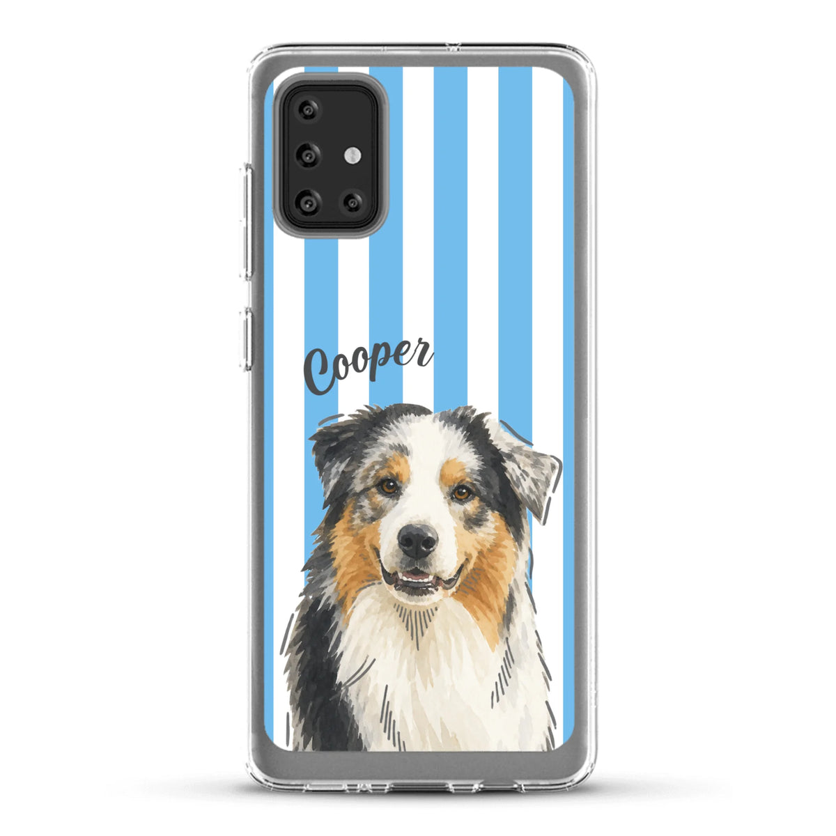 Personalised Phone Case - Pastel Stripes