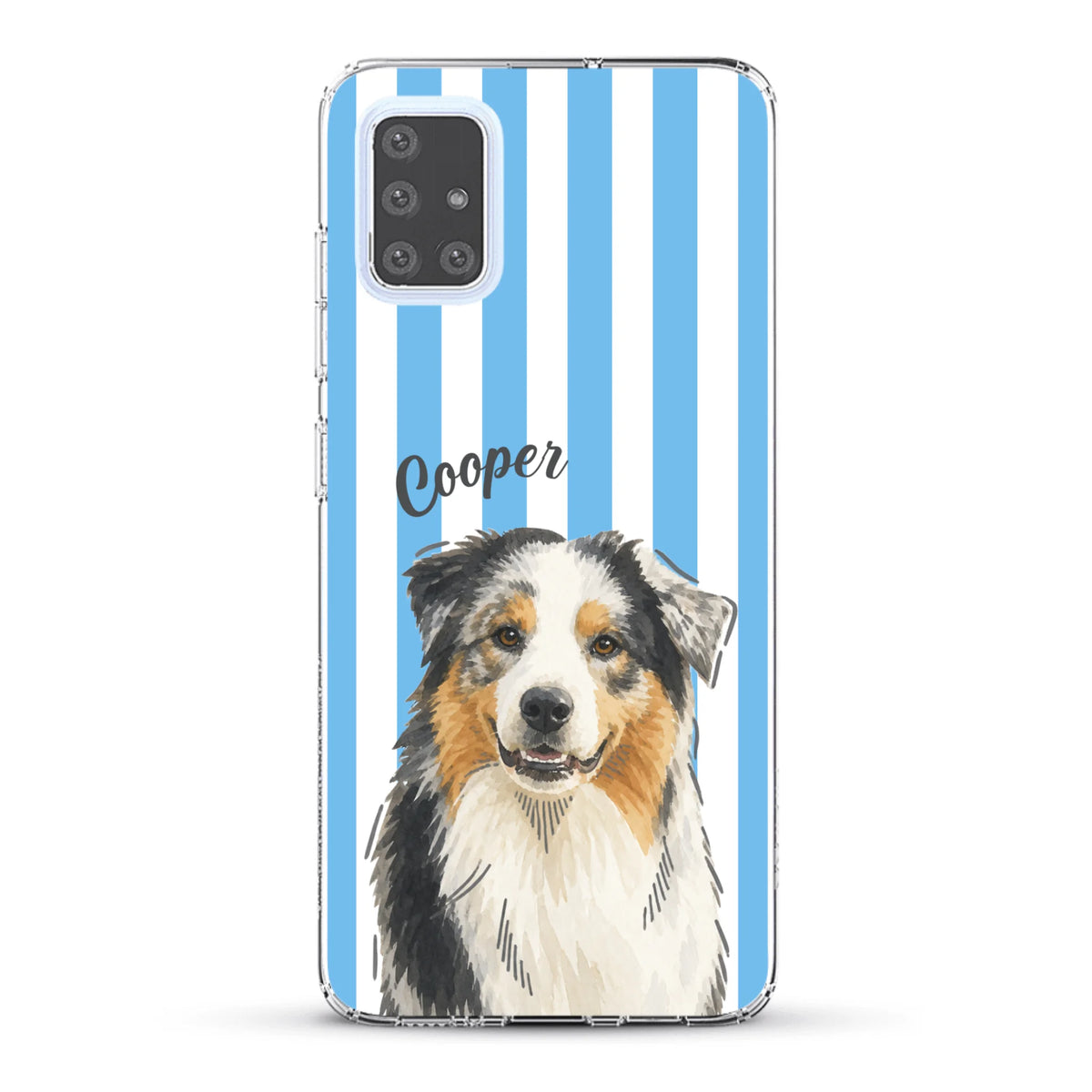 Personalised Phone Case - Pastel Stripes