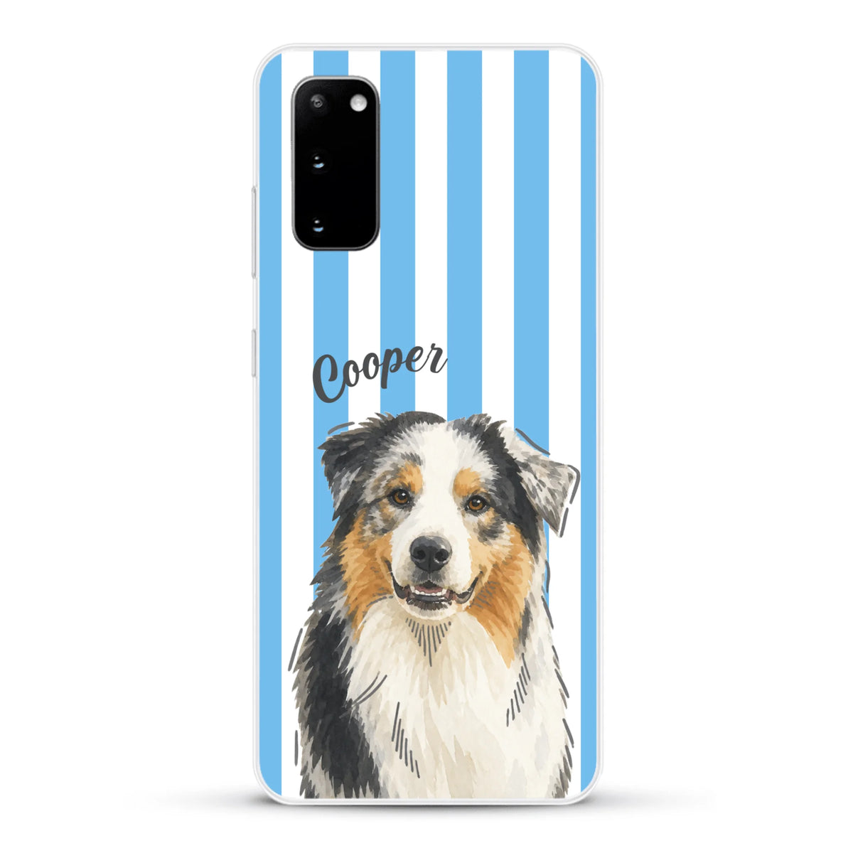 Personalised Phone Case - Pastel Stripes