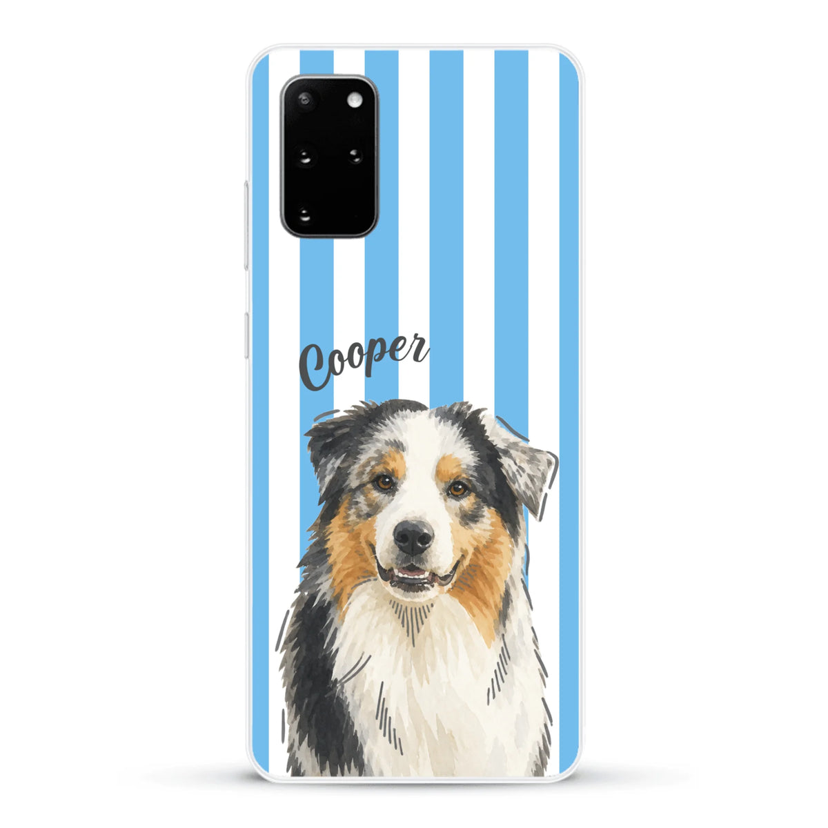 Personalised Phone Case - Pastel Stripes
