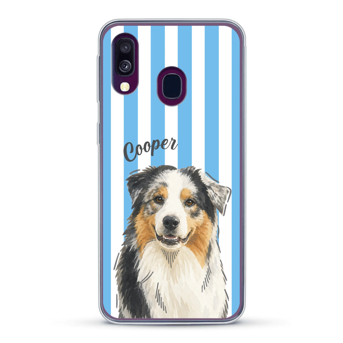 Personalised Phone Case - Pastel Stripes