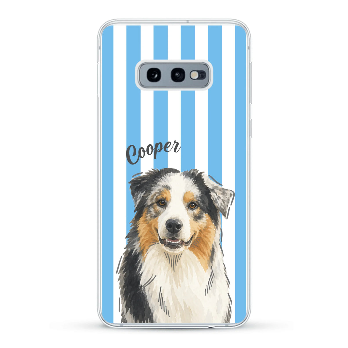 Personalised Phone Case - Pastel Stripes