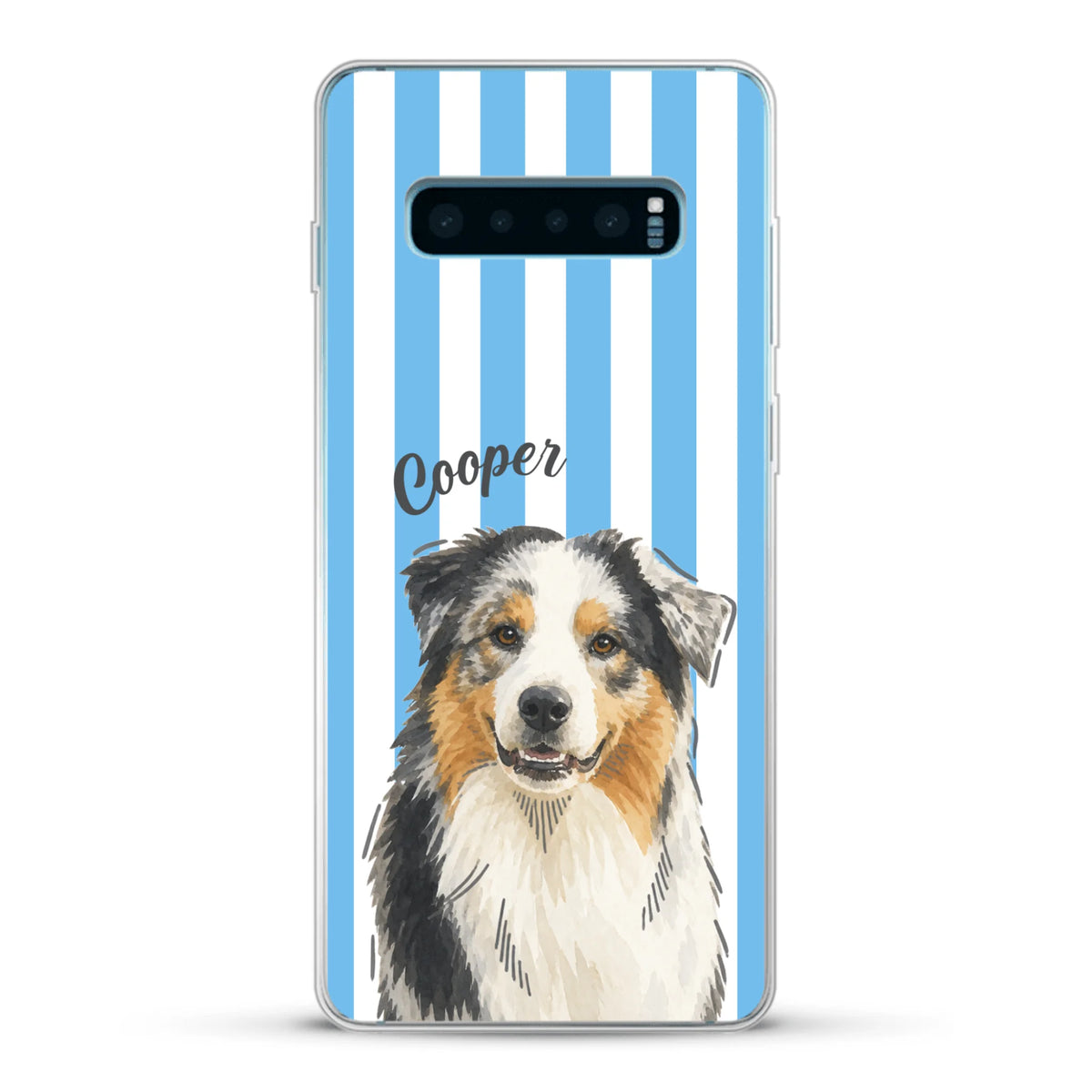 Personalised Phone Case - Pastel Stripes