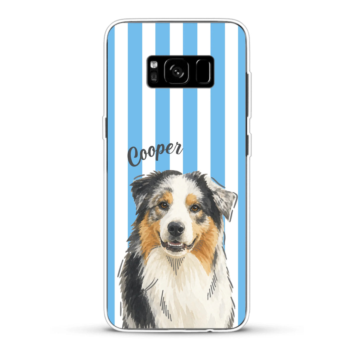 Personalised Phone Case - Pastel Stripes