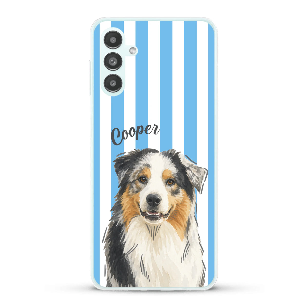 Personalised Phone Case - Pastel Stripes