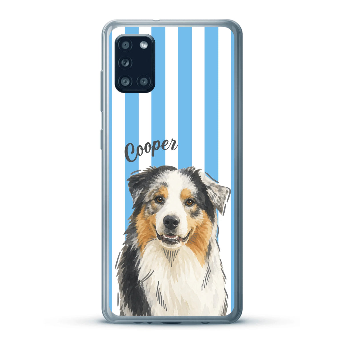 Personalised Phone Case - Pastel Stripes