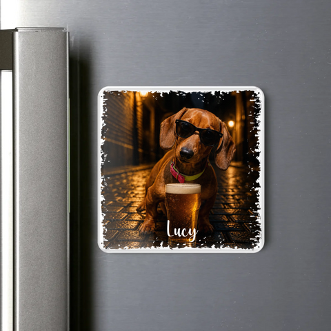Personalised Acrylic Magnet - Funny Meme Portrait - Featured Image