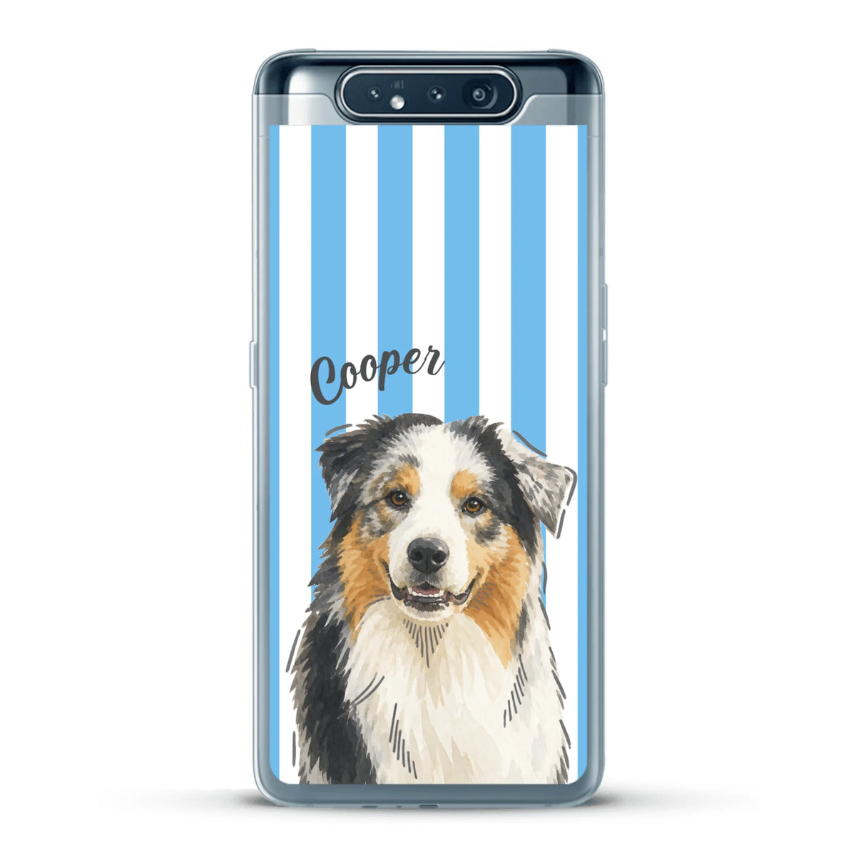 Personalised Phone Case - Pastel Stripes