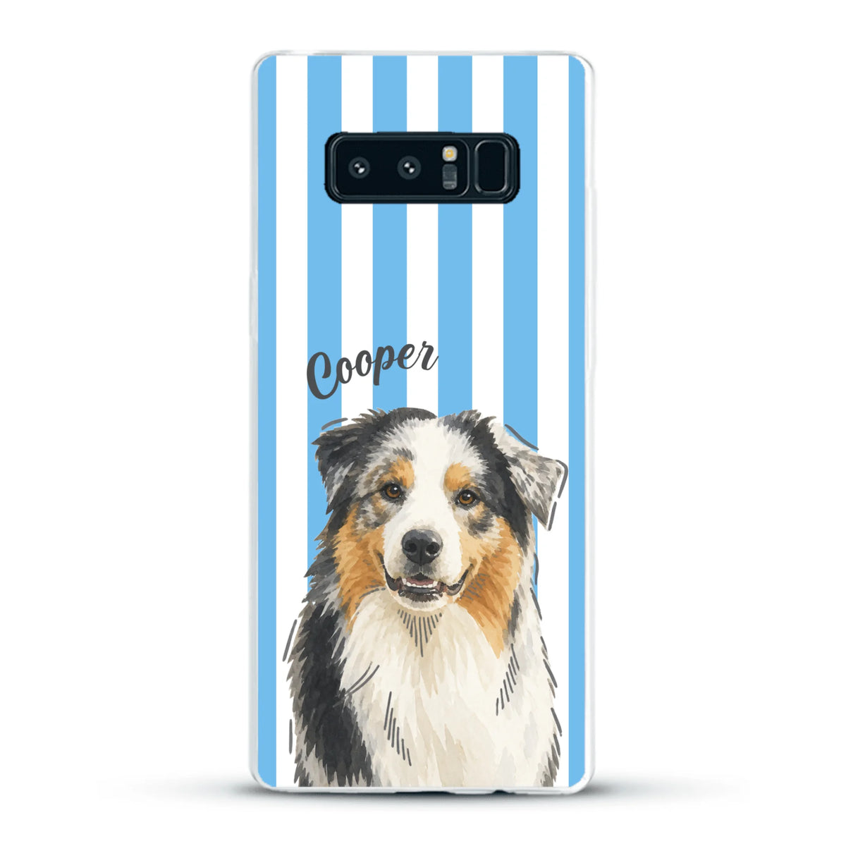 Personalised Phone Case - Pastel Stripes