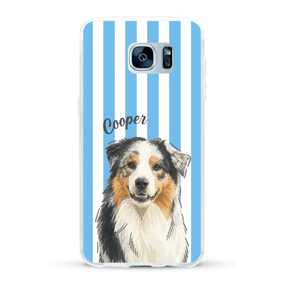 Personalised Phone Case - Pastel Stripes