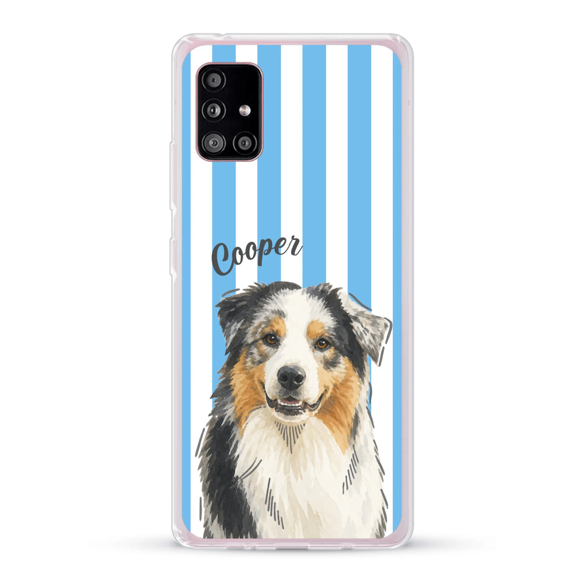 Personalised Phone Case - Pastel Stripes