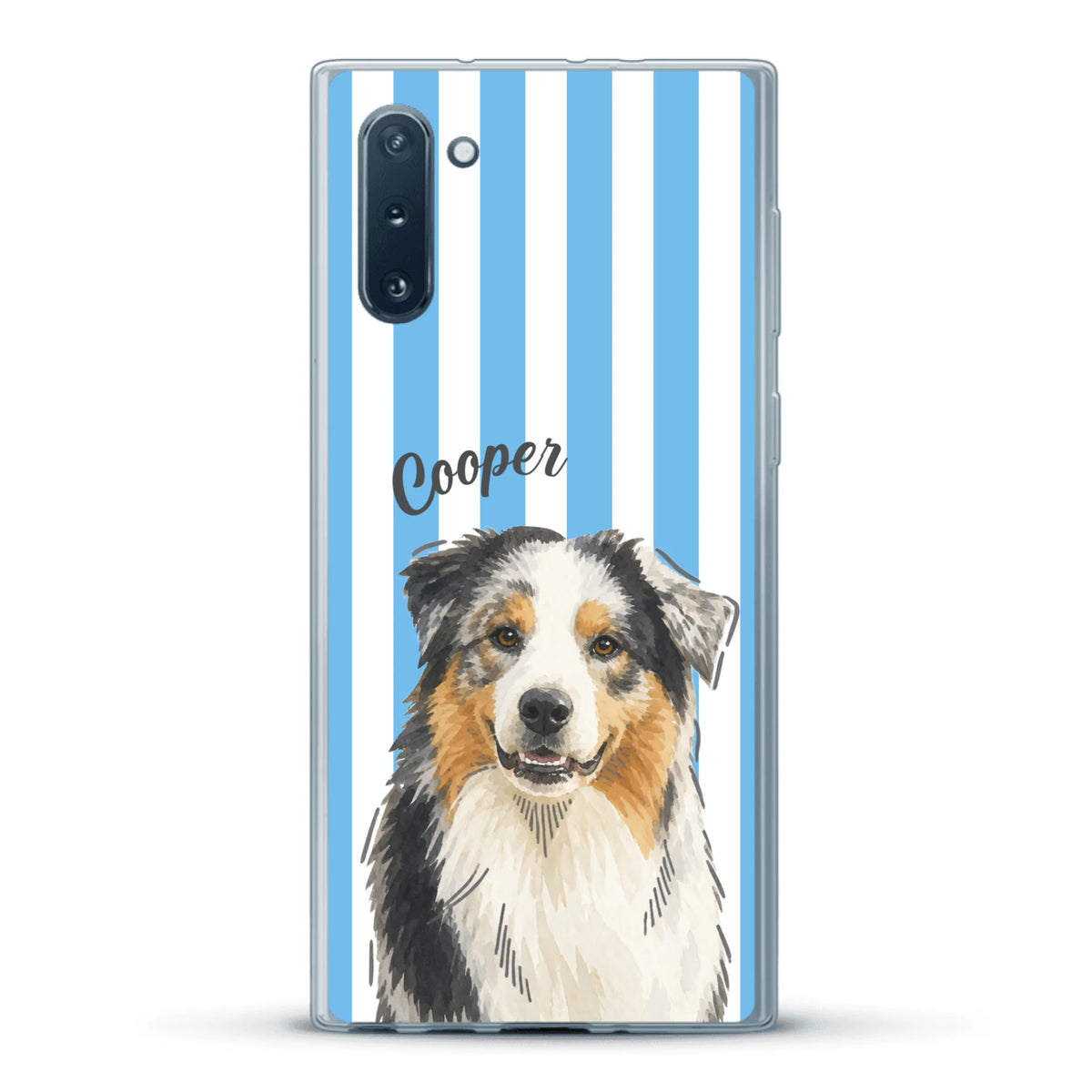 Personalised Phone Case - Pastel Stripes