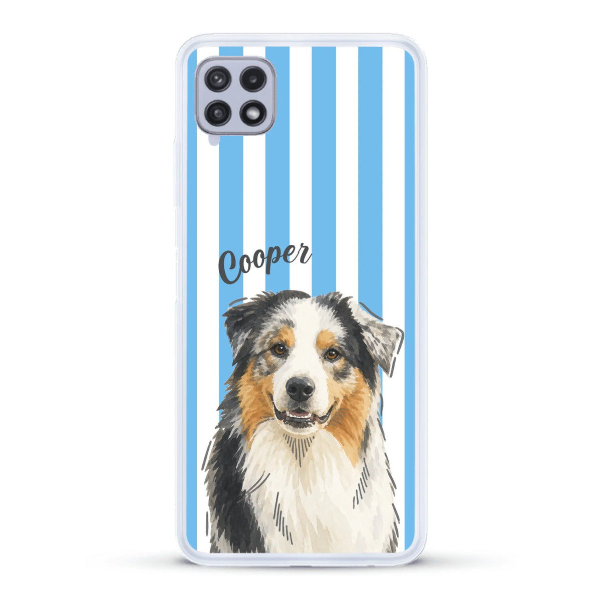 Personalised Phone Case - Pastel Stripes