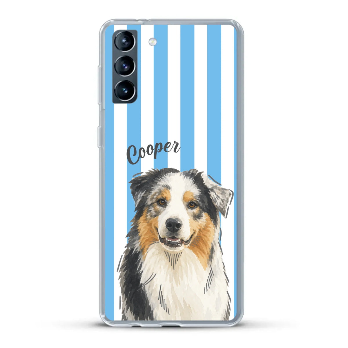 Personalised Phone Case - Pastel Stripes