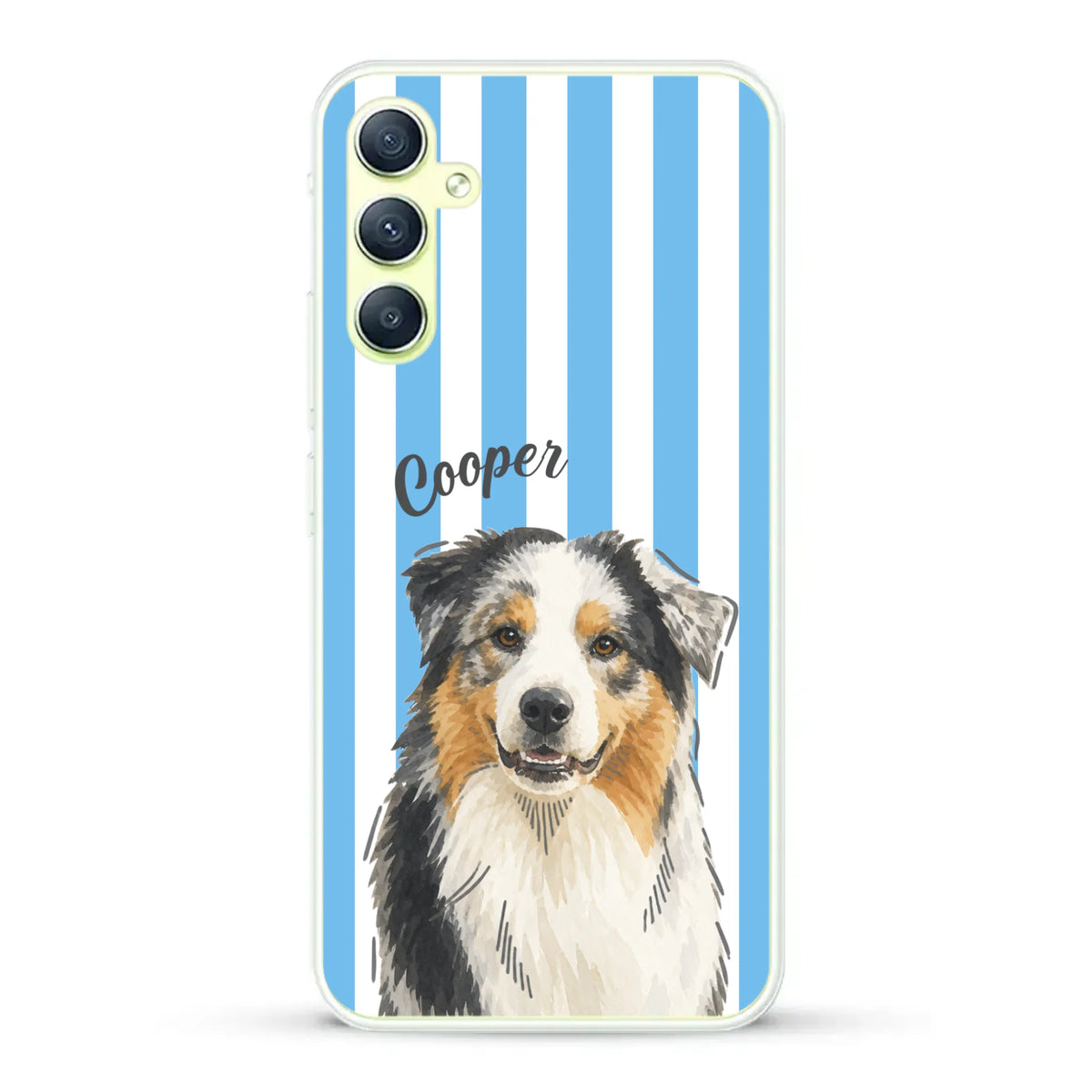 Personalised Phone Case - Pastel Stripes
