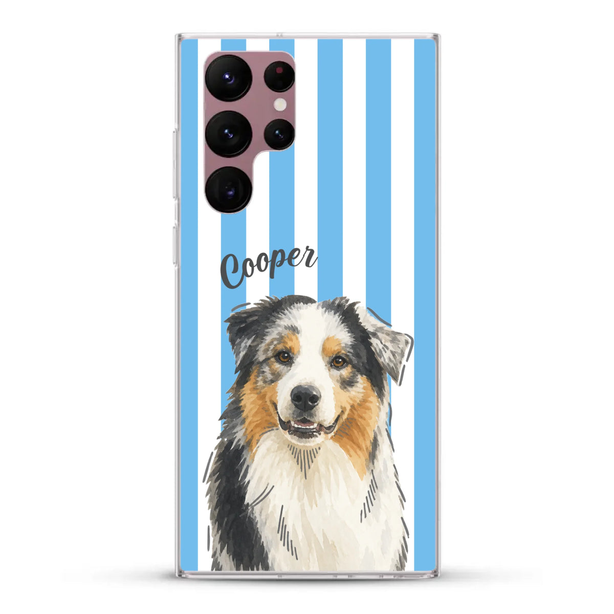 Personalised Phone Case - Pastel Stripes