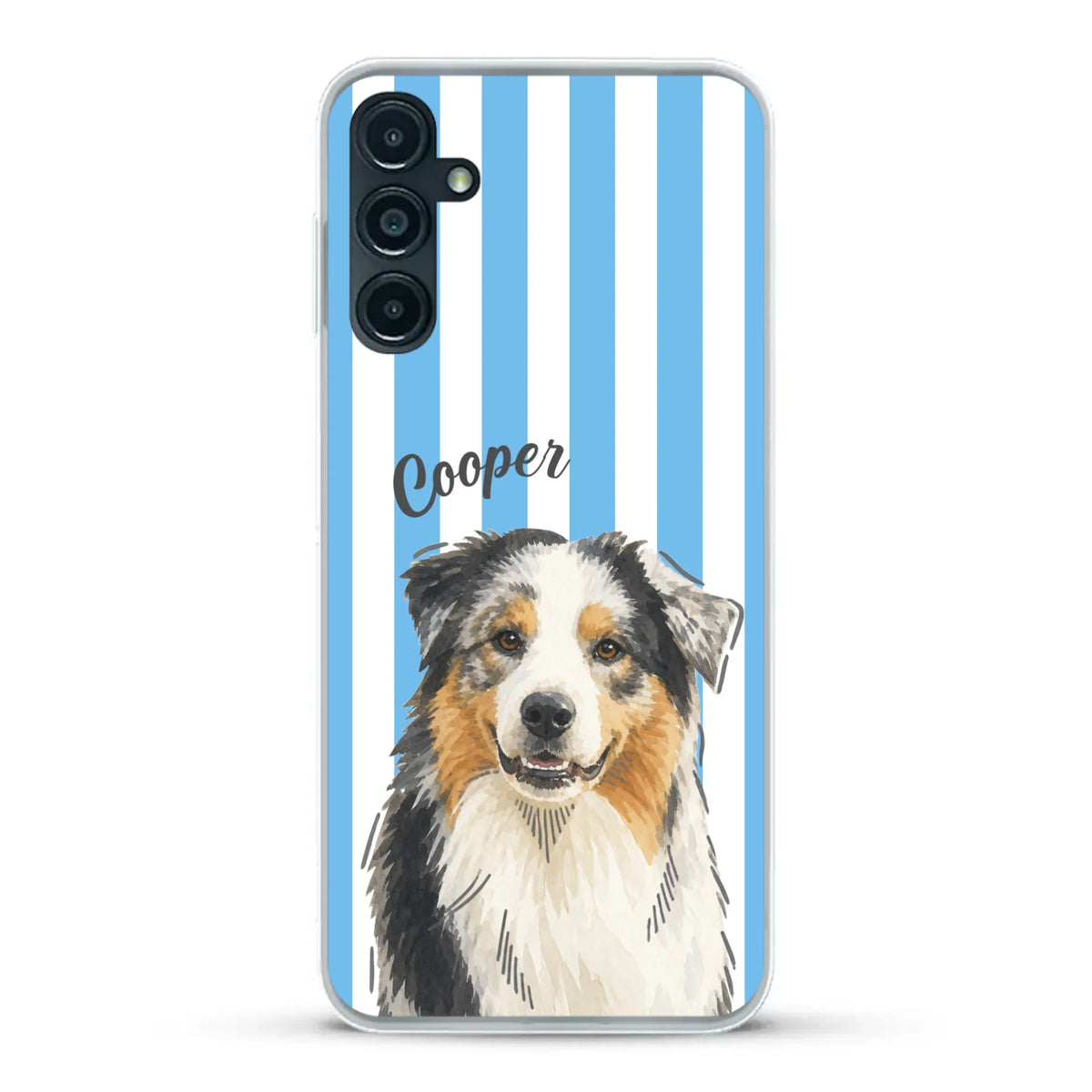 Personalised Phone Case - Pastel Stripes