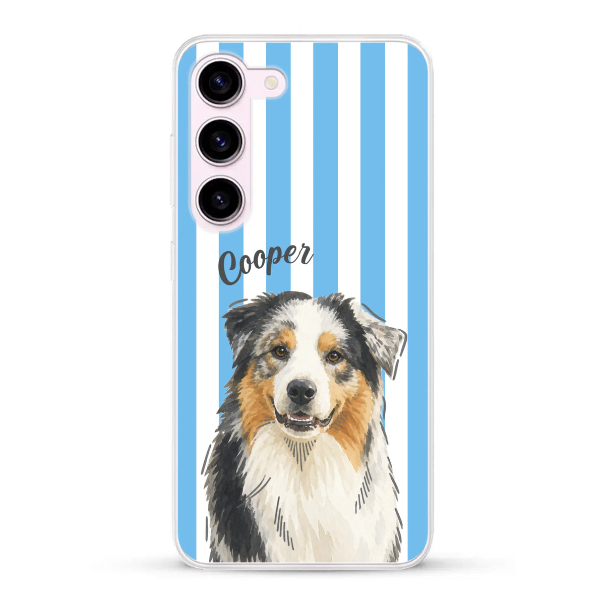 Personalised Phone Case - Pastel Stripes