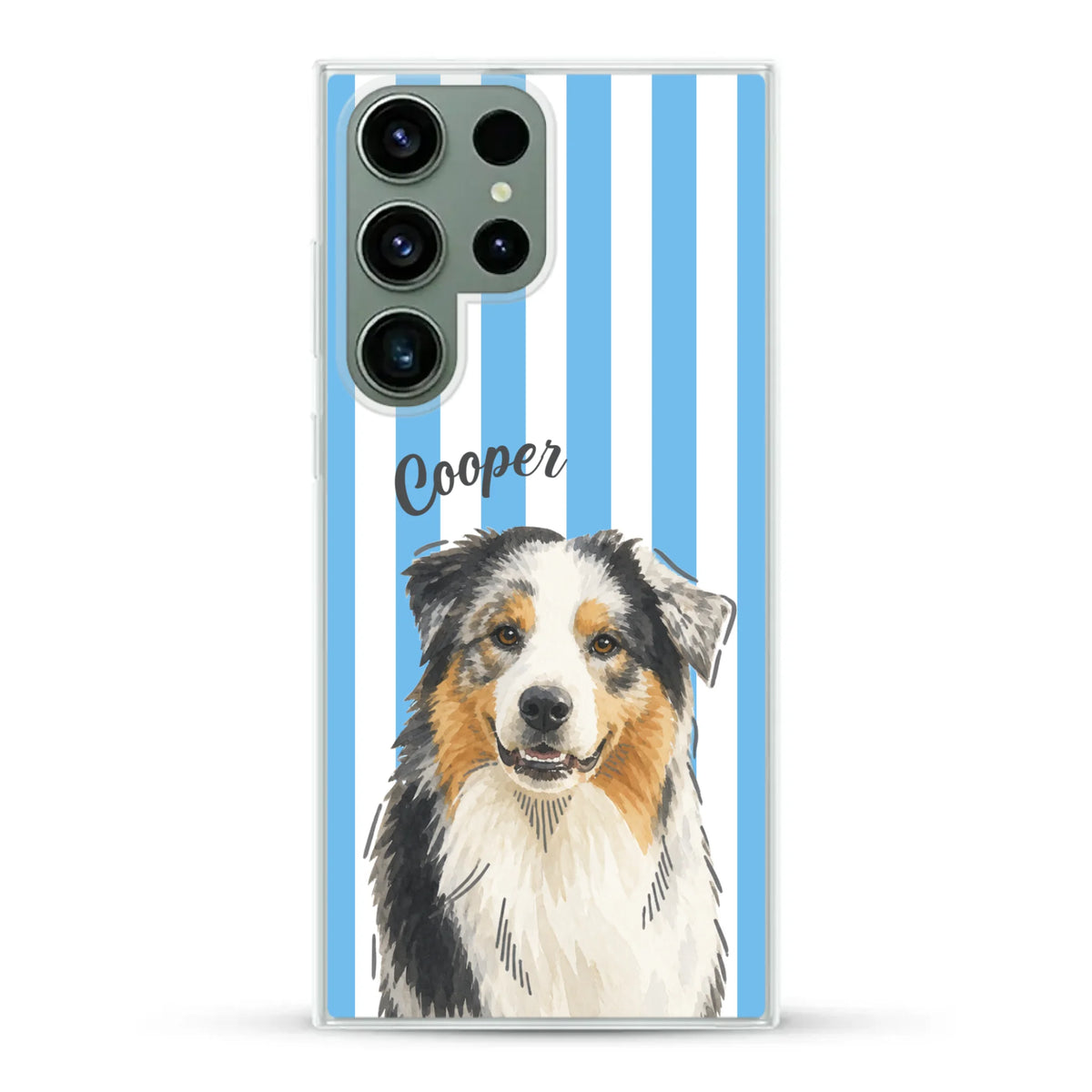 Personalised Phone Case - Pastel Stripes