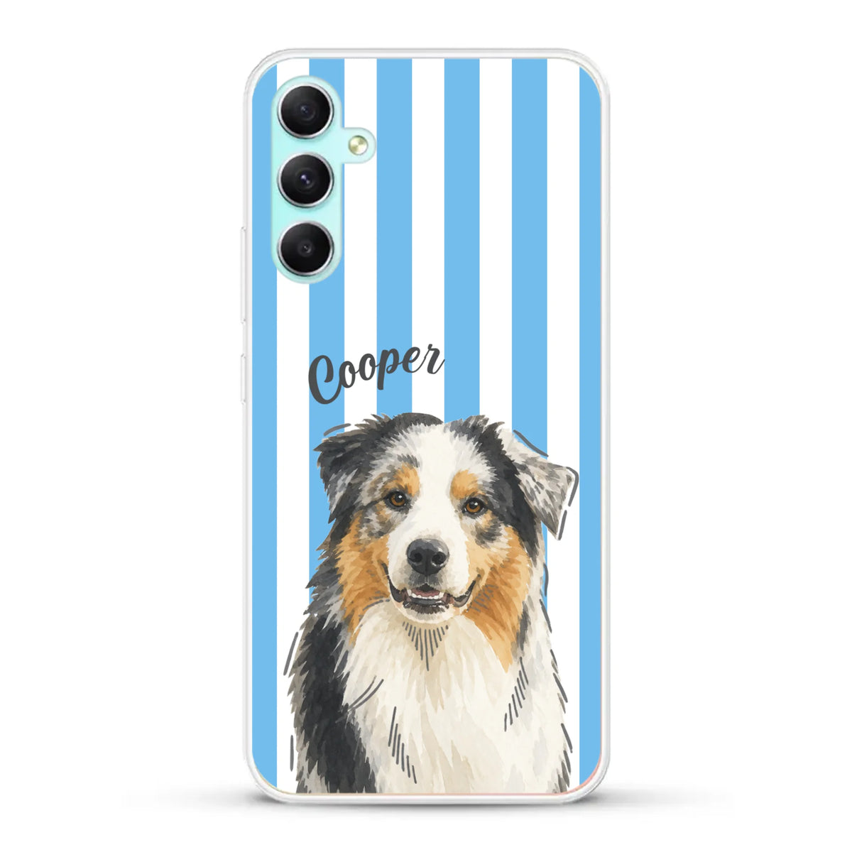 Personalised Phone Case - Pastel Stripes