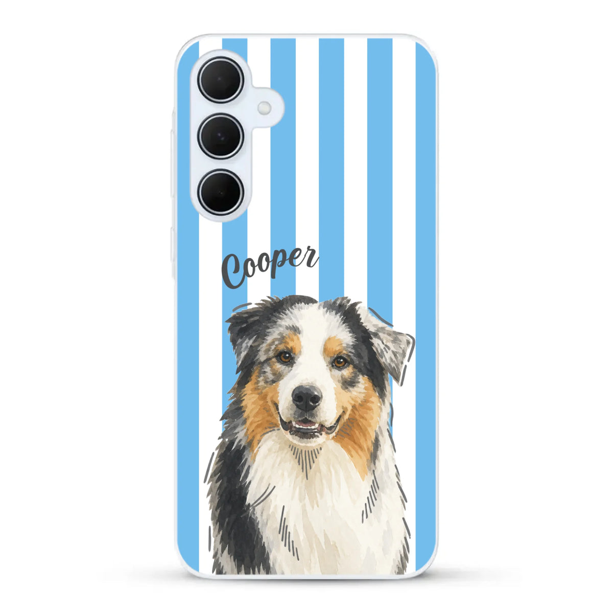 Personalised Phone Case - Pastel Stripes