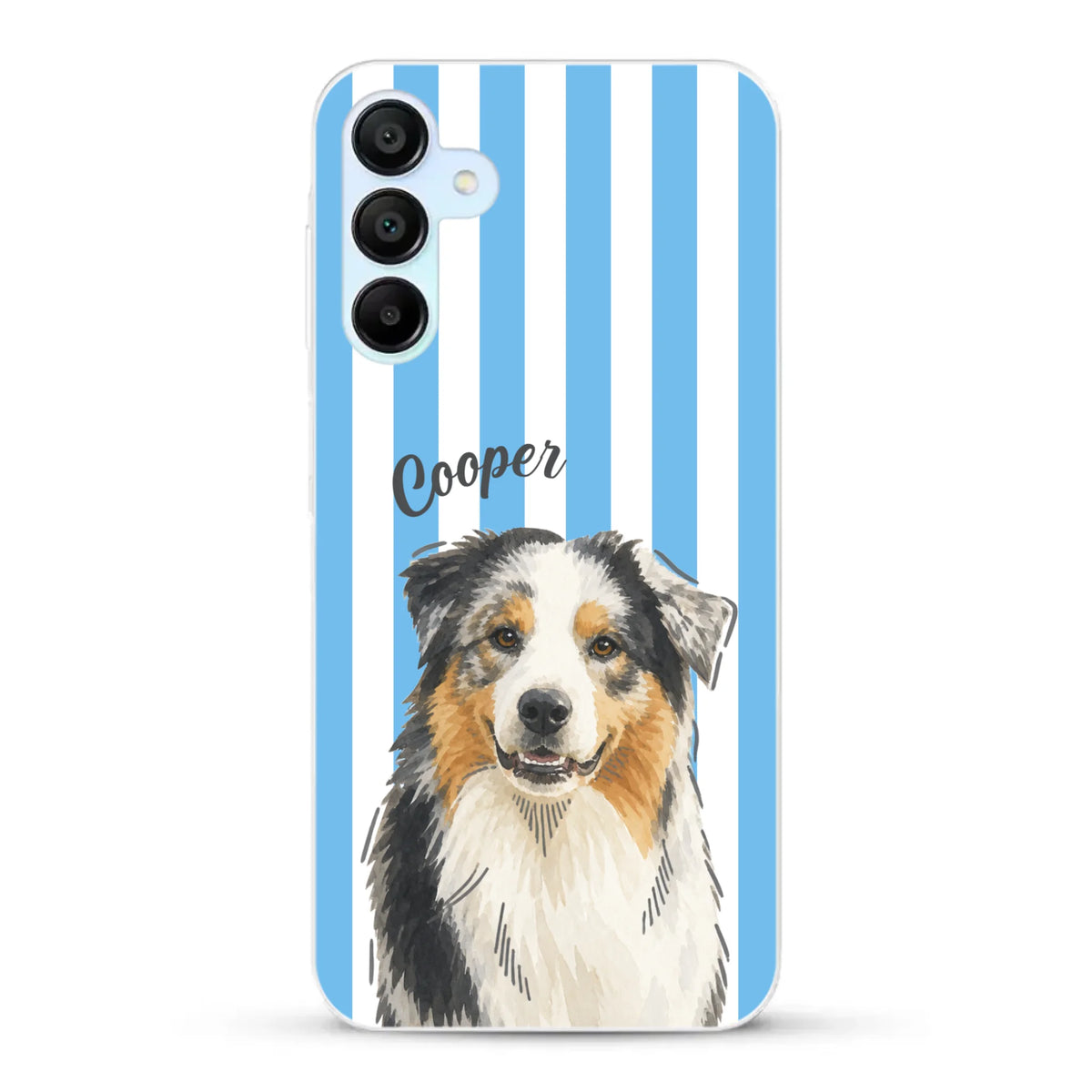 Personalised Phone Case - Pastel Stripes