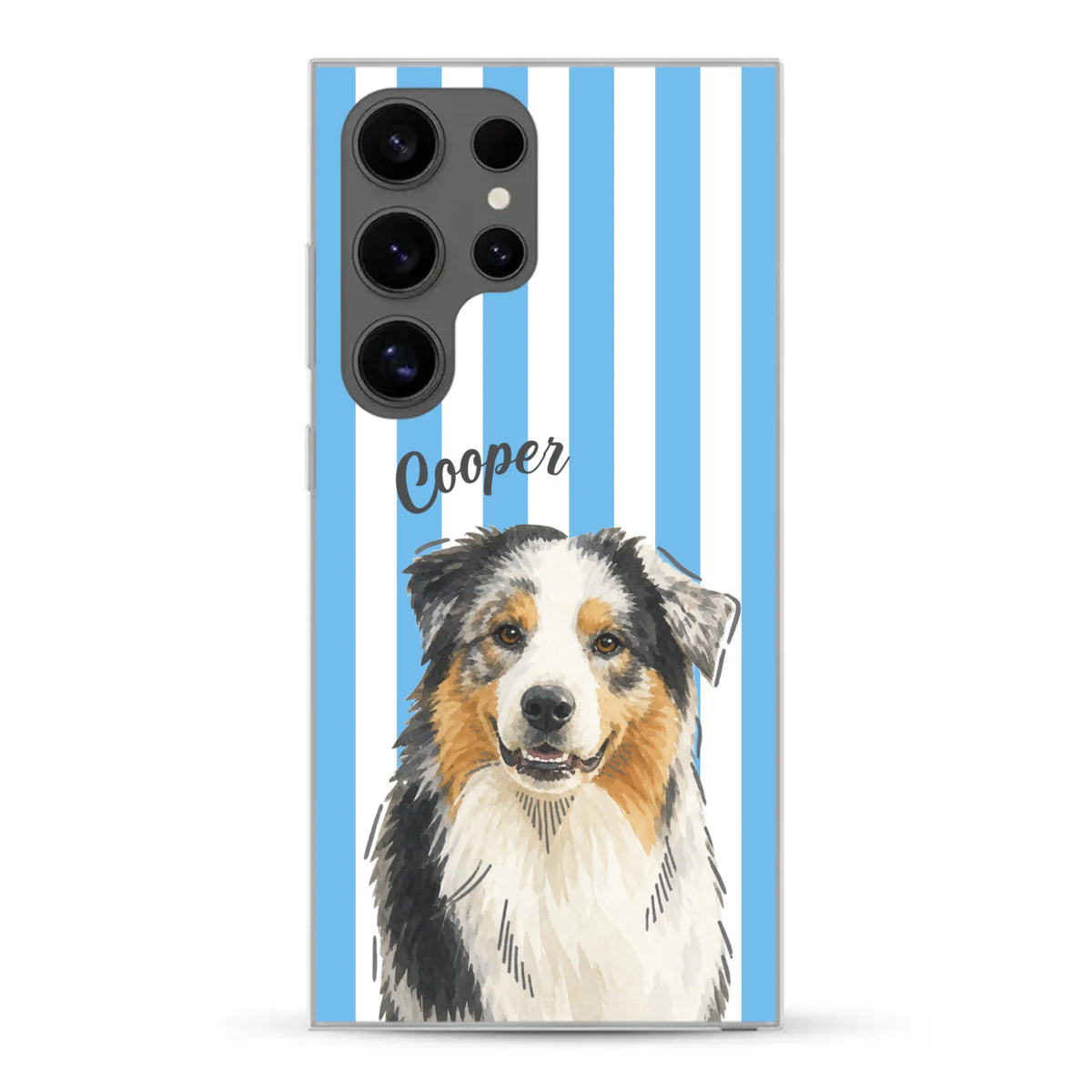 Personalised Phone Case - Pastel Stripes