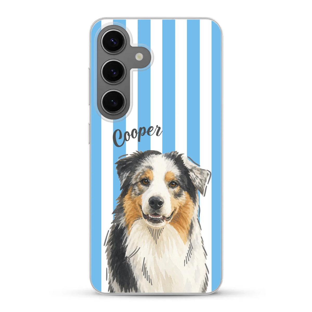 Personalised Phone Case - Pastel Stripes