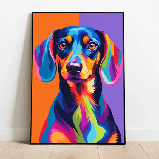 Personalised Poster - Colourful Pop Art Portrait