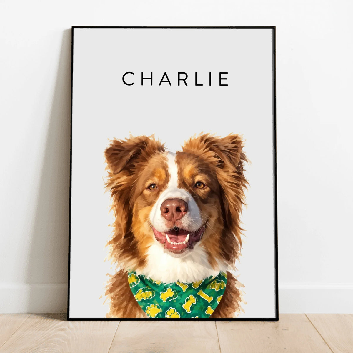 Personalised Poster - Soft Sketch Dog Illustration