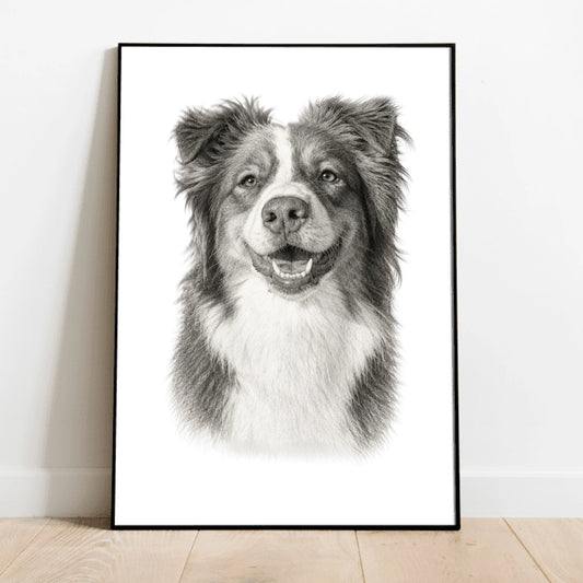 Personalised Poster - Pencil Sketch Portrait