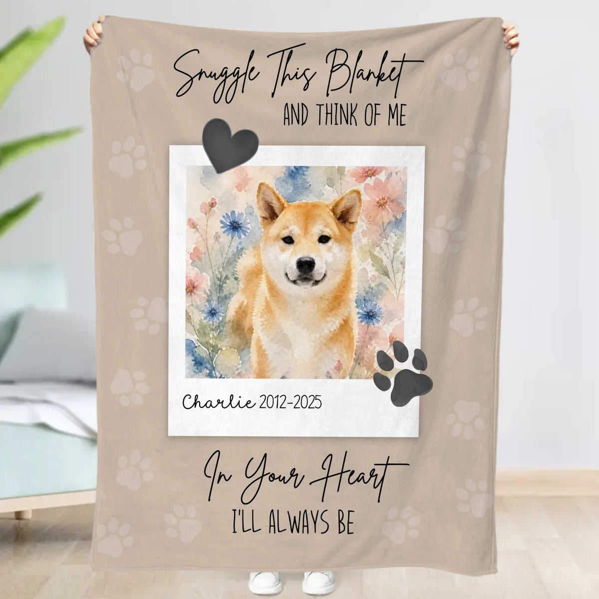 Personalised Blanket - Pet Memorial
