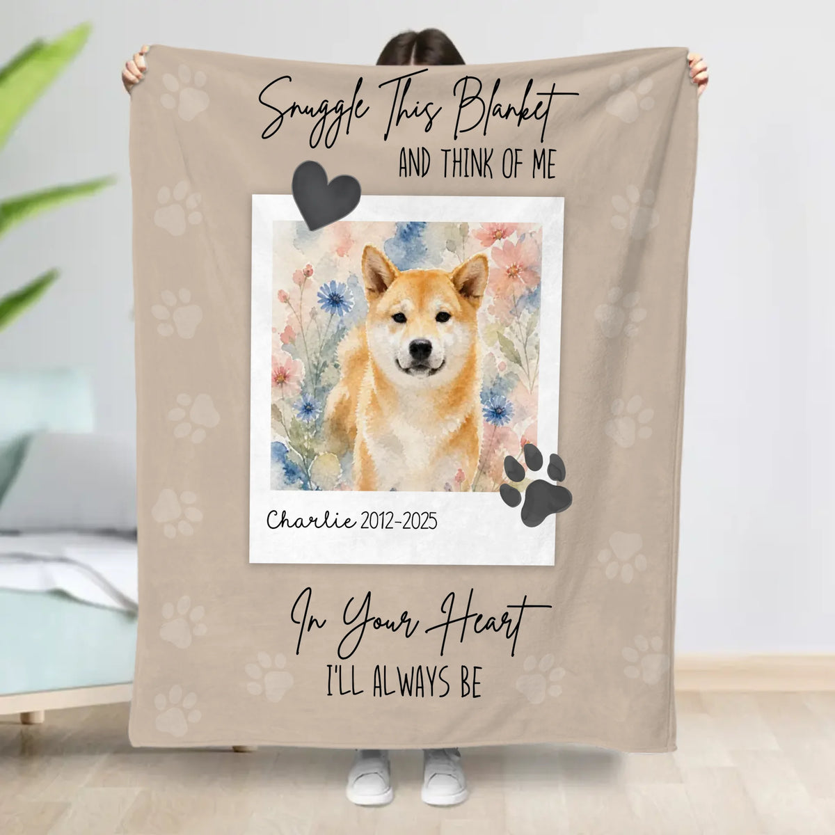 Personalised Blanket - Pet Memorial