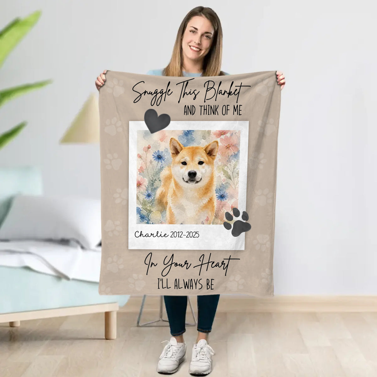 Personalised Blanket - Pet Memorial