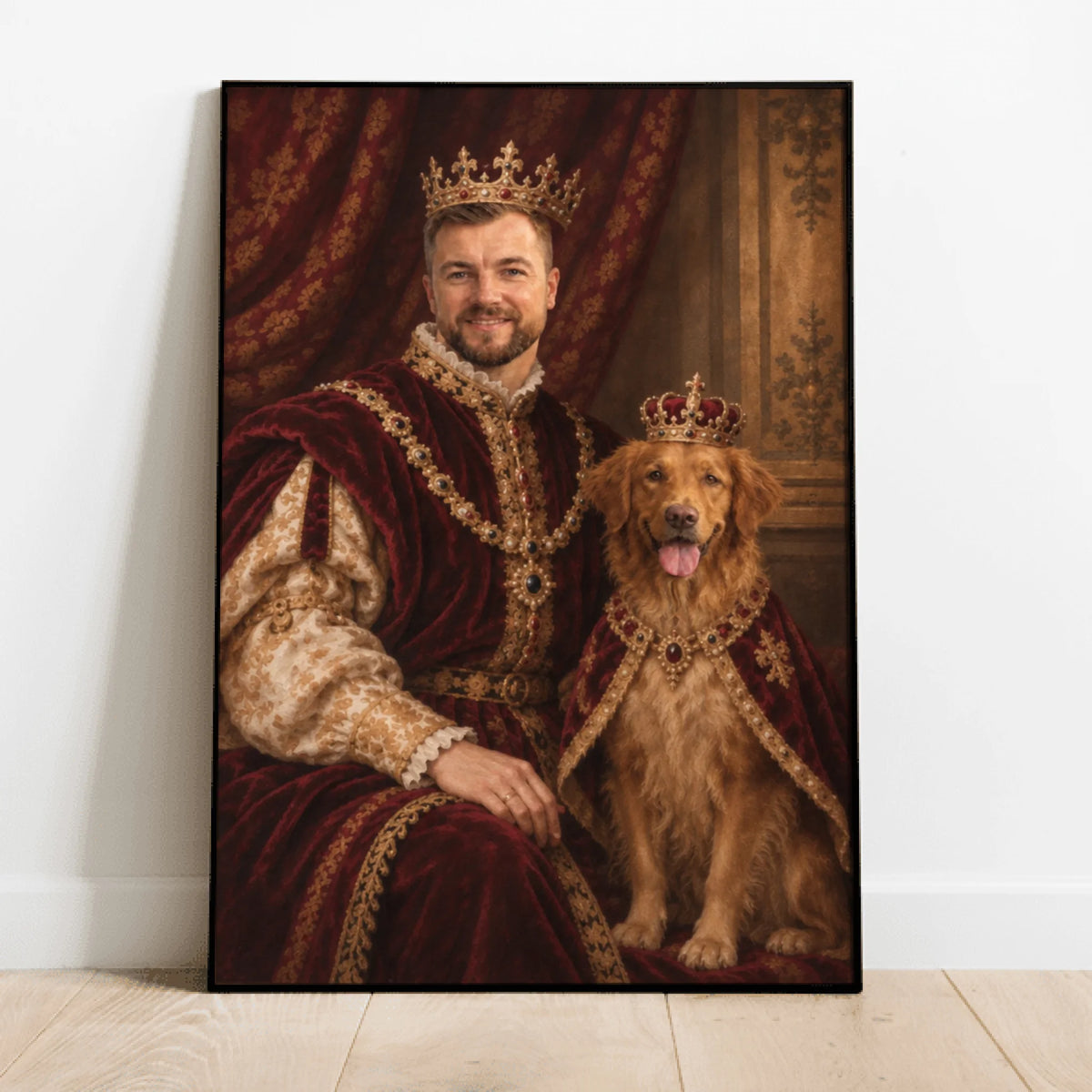 Personalised Poster - Oil Painting Royal Court Portrait