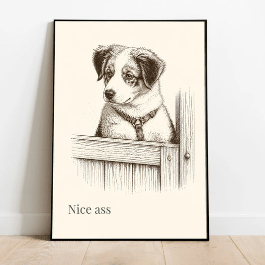 Personalised Poster - Vintage Pet