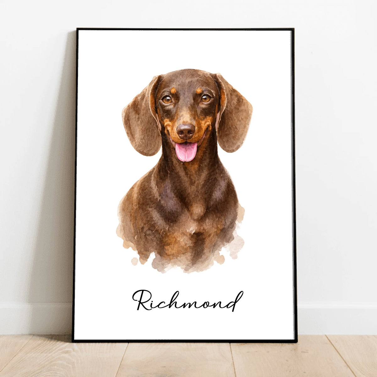 Personalised Poster -  Hand Painted Watercolour Portrait