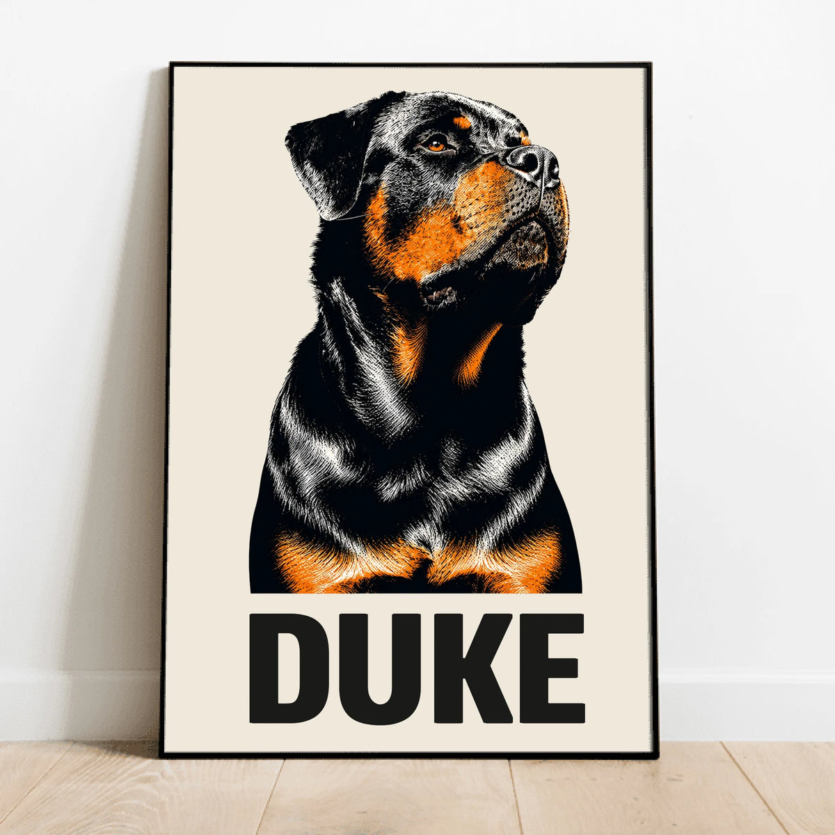 Personalised Poster - Obey Stencil Portrait
