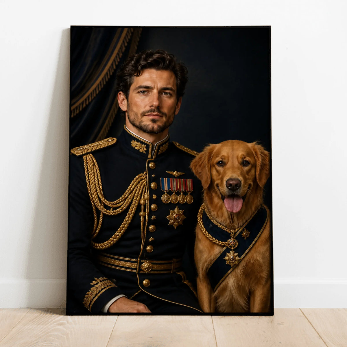 Personalised Poster - Royal Military Portrait