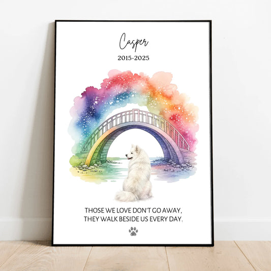 Personalised Poster - Rainbow Bridge