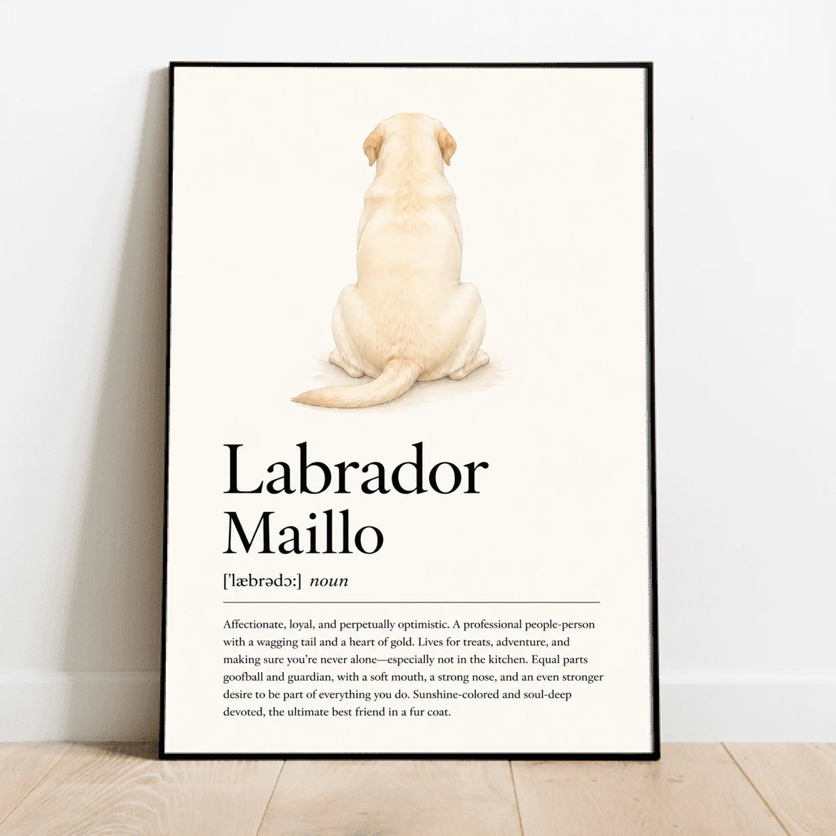 Personalised Poster - Breed Definition