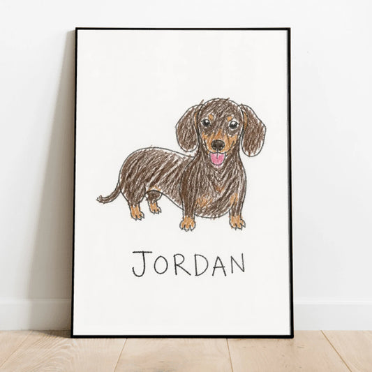 Personalised Poster - Scribble