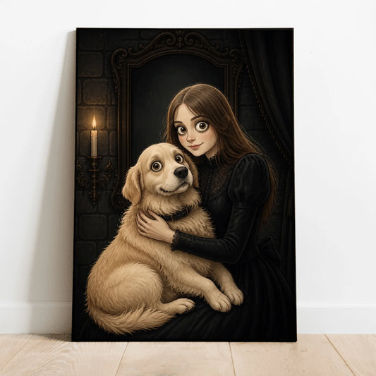Personalised Poster - Gothic Portrait Art