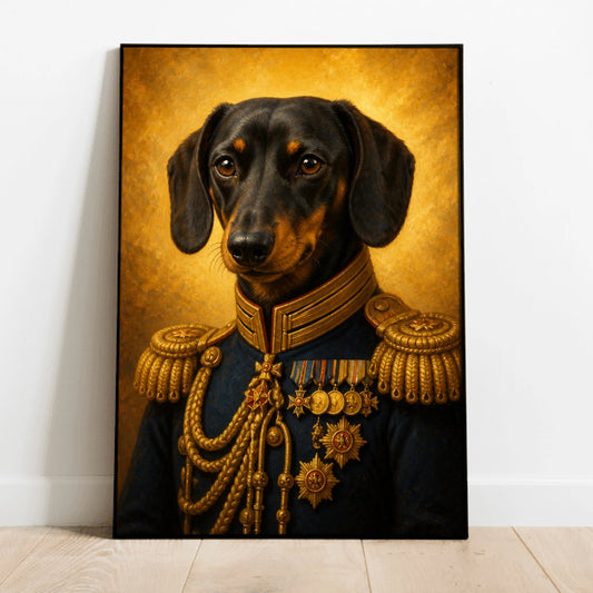Personalised Poster - Military Uniform Portrait
