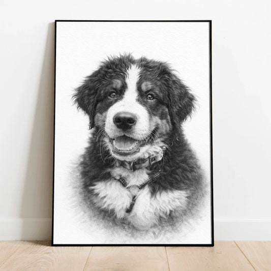 Personalised Poster - Pencil Sketch