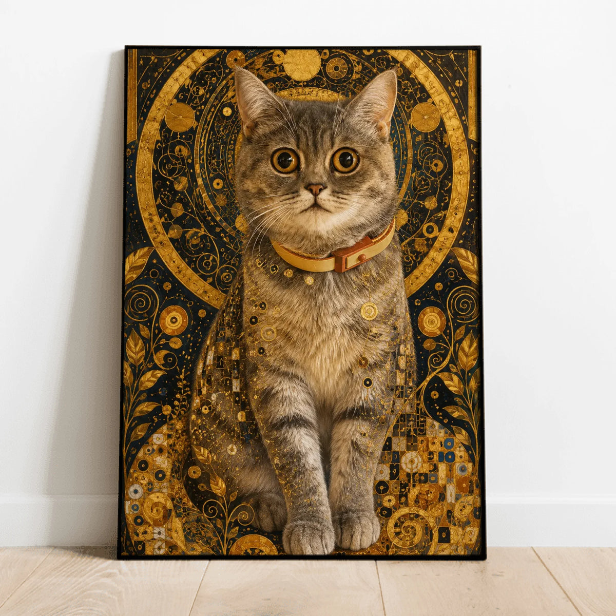 Personalised Poster - Golden Pet (Klimt Style)